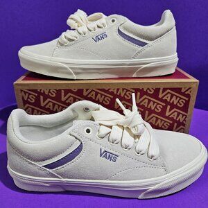 NEW Women's Size 7 VANS Seldan Shoes Chunky Lace Evening Haze Cream Lace Up